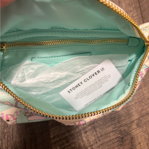 Stoney Clover Lane Mint and Cream It’s a Small World Disney Waist Bag - Picture 2 of 3